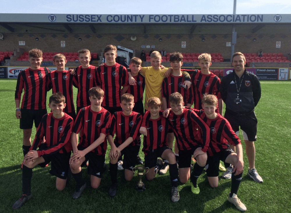 Football Fivestar Beacon win Sussex County Shield